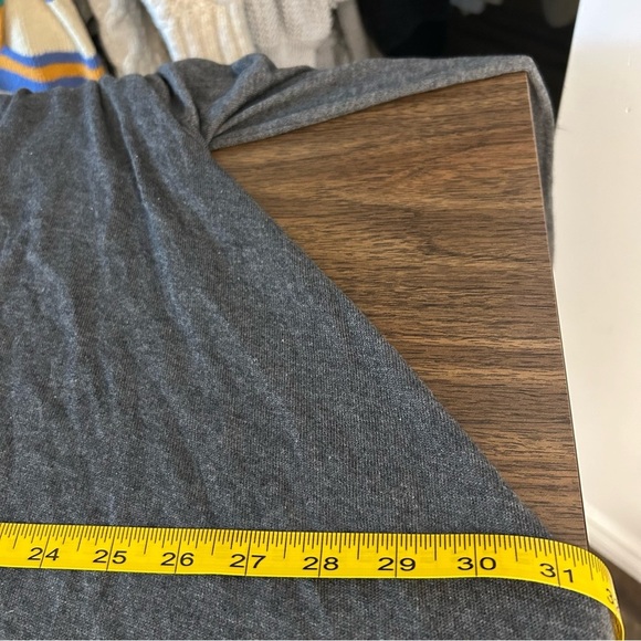 Talulah Babaton Silk Cashmere Cardigan Grey Open Front Long Sleeve Sweater - Picture 7 of 11